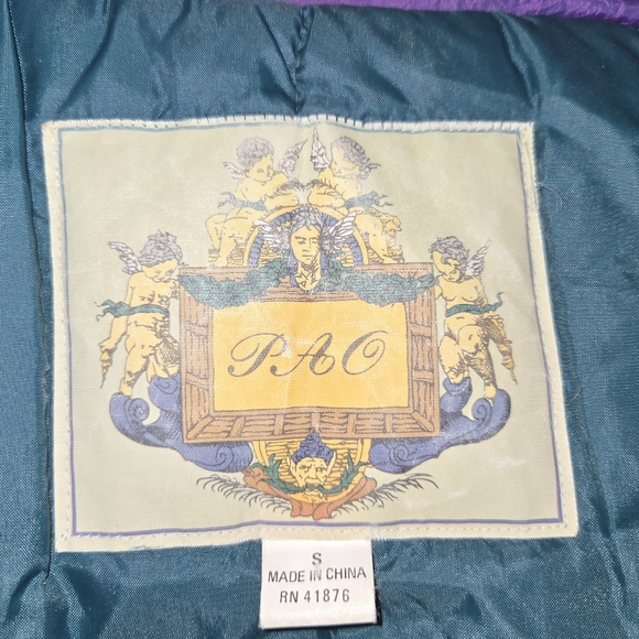 Vintage Retro 80s 90s Colorblock  Puffer Jacket Size Small - Picture 5 of 16